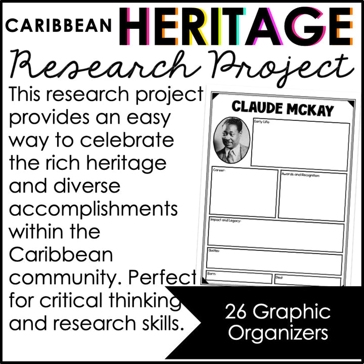 Caribbean American Heritage Month Research Project - Teacher Jeanell
