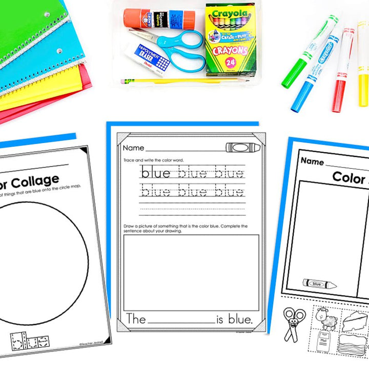Color Blue Worksheets and Activities | Color Identification - Teacher Jeanell