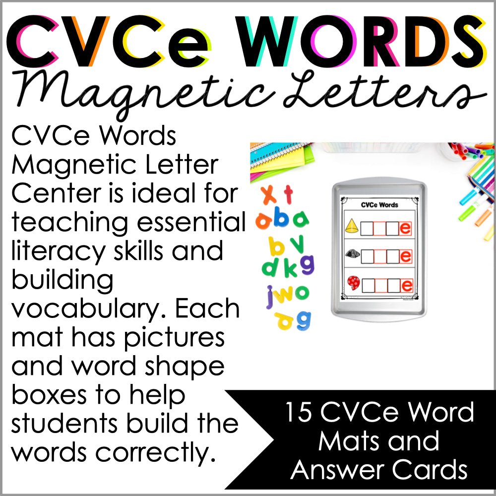 CVCe Magnetic Letter Center - Teacher Jeanell