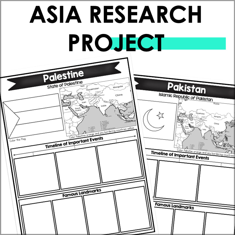 Explore Asia: A Country Research Project - Teacher Jeanell