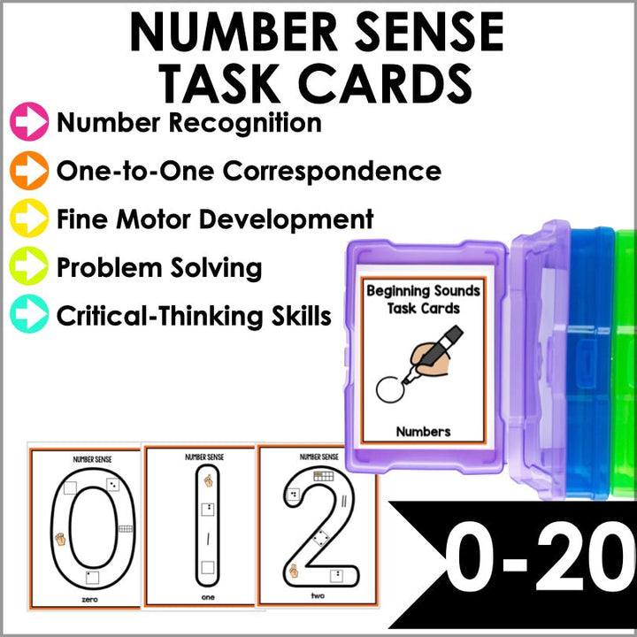 Fine Motor Skills Activities Beginning Sounds and Number Sense - Teacher Jeanell