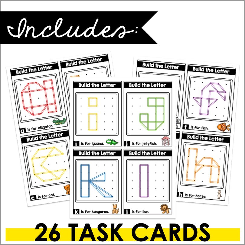 Fine Motor Skills Activities Letters and Numbers Geoboards and Geobands - Teacher Jeanell