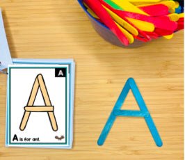 Fine Motor Skills Activities Letters and Numbers Popsicle Sticks - Teacher Jeanell