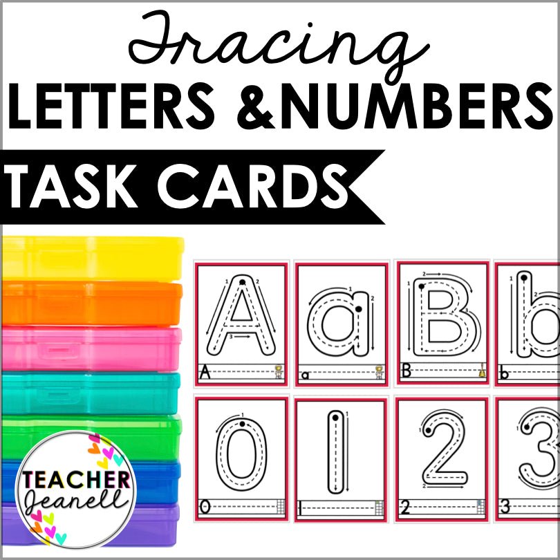 Fine Motor Skills Activities Letters and Numbers Tracing & Handwriting - Teacher Jeanell