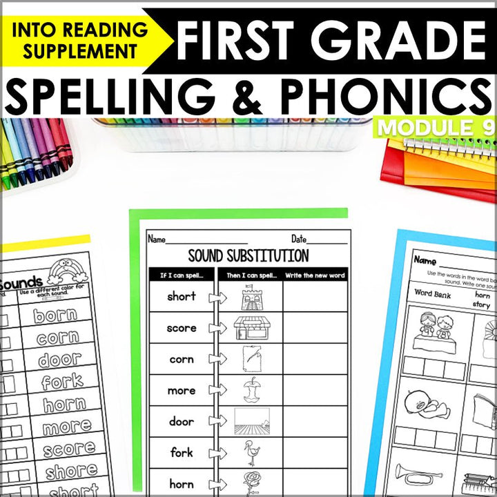 HMH Into Reading 1st Grade Spelling and Phonics Module 9 Supplement - Teacher Jeanell