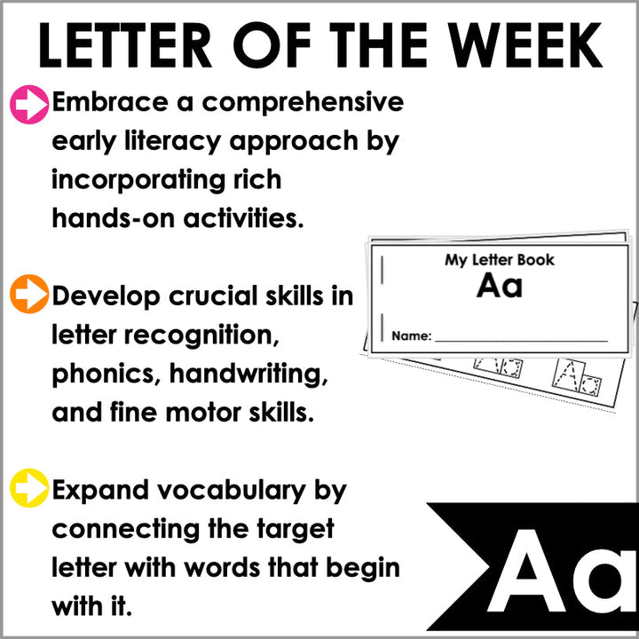 Letter A Activities | Letter of the Week Worksheets FREE - Teacher Jeanell