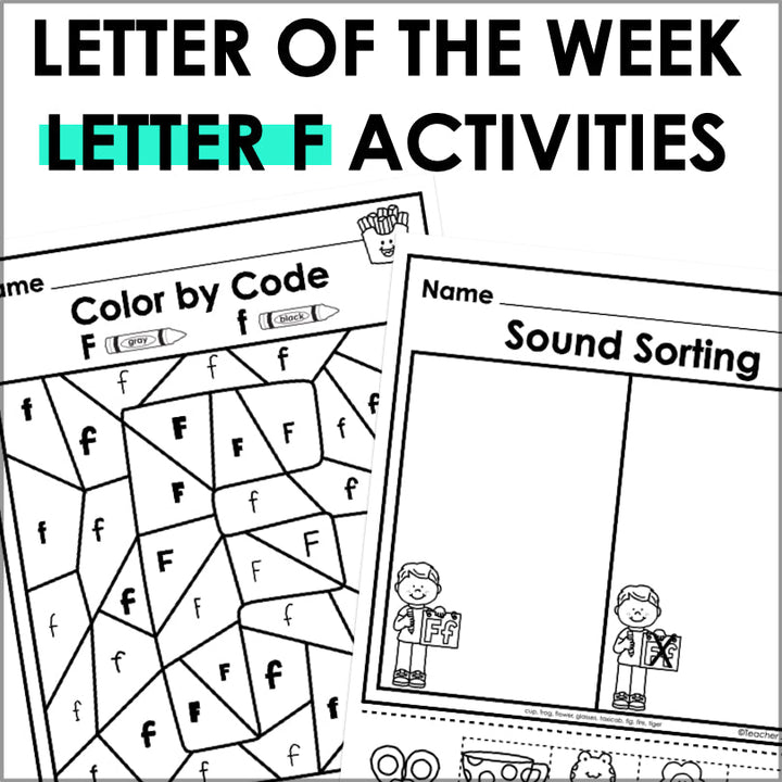 Letter B Activities | Letter of the Week Worksheets - Teacher Jeanell