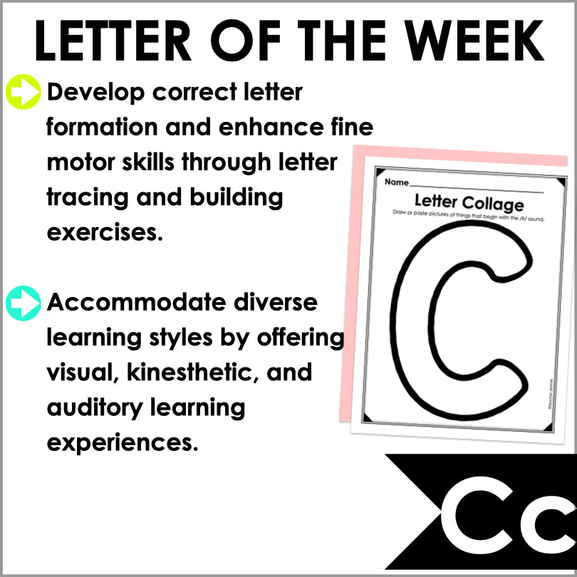Letter C Activities | Letter of the Week Worksheets - Teacher Jeanell