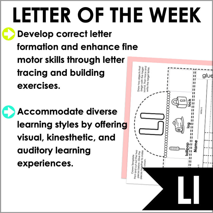 Letter L Activities | Letter of the Week Worksheets - Teacher Jeanell