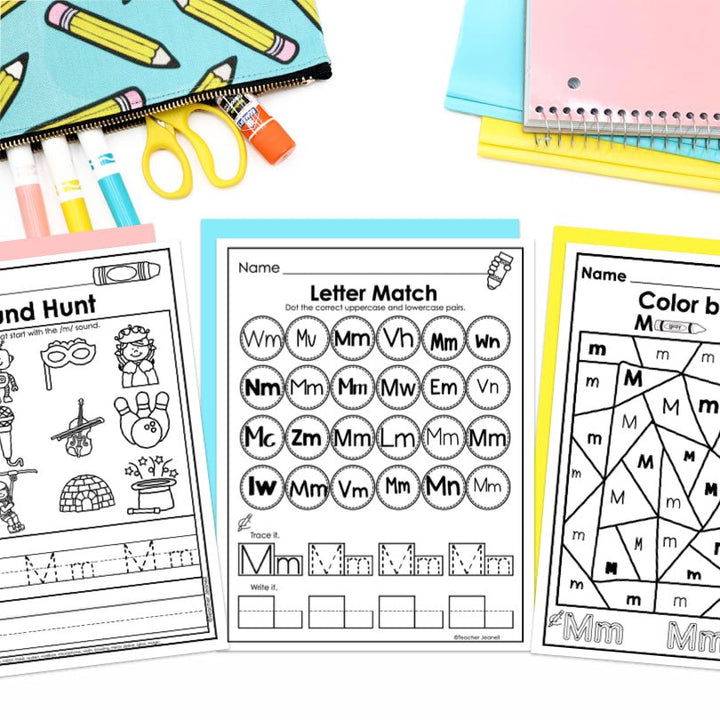 Letter M Activities | Letter of the Week Worksheets - Teacher Jeanell