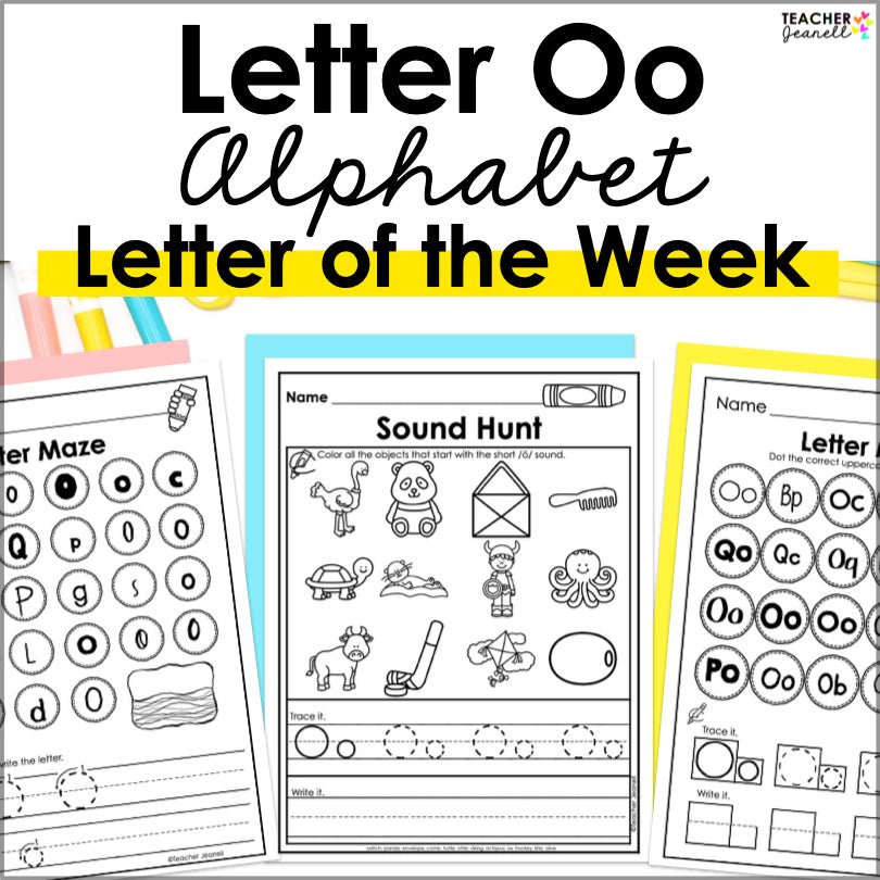Letter O Activities | Letter of the Week Worksheets - Teacher Jeanell