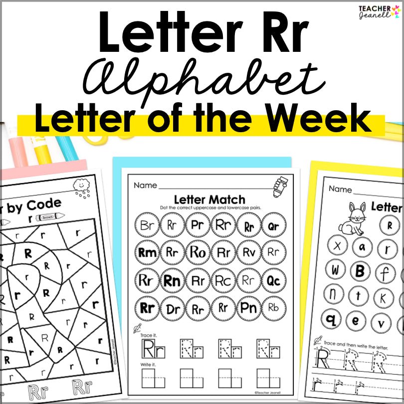 Letter R Activities | Letter of the Week Worksheets - Teacher Jeanell