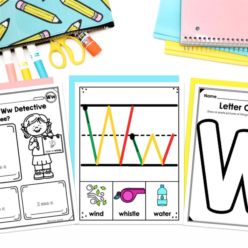Letter W Activities | Letter of the Week Worksheets - Teacher Jeanell
