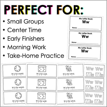 Letter W Activities - Letter of the Week Worksheets – Teacher Jeanell