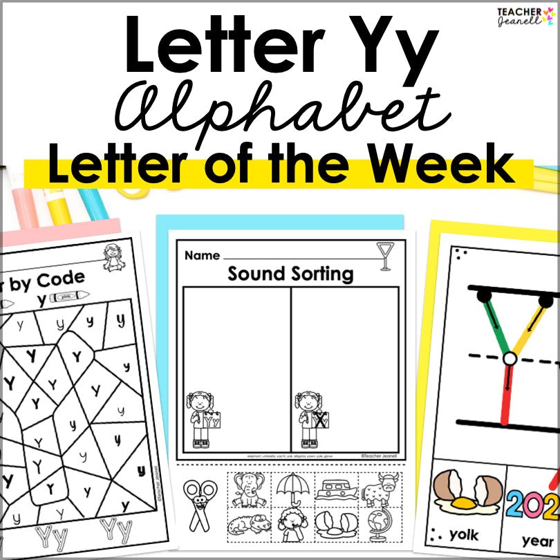 Letter Y Activities | Letter of the Week Worksheets - Teacher Jeanell