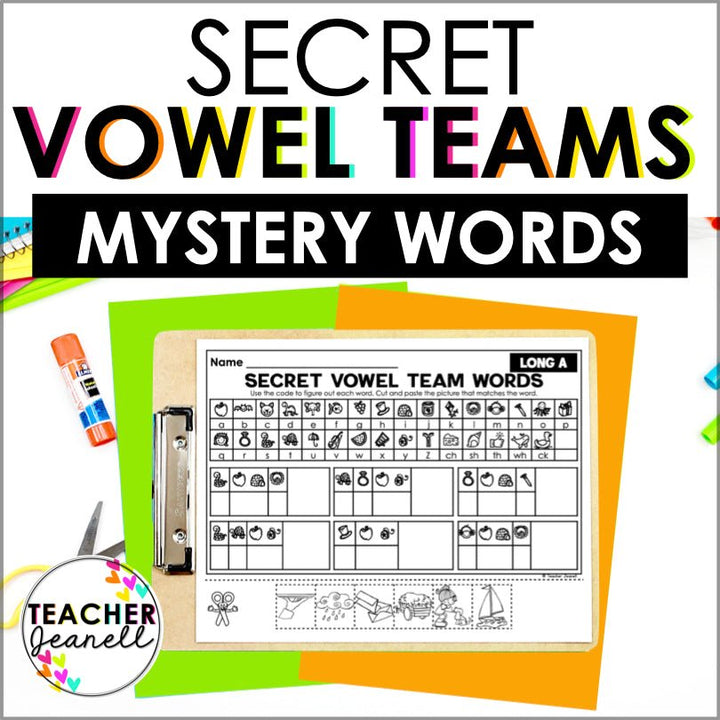 Long Vowels Secret Words | Phonemic Awareness Practice - Teacher Jeanell
