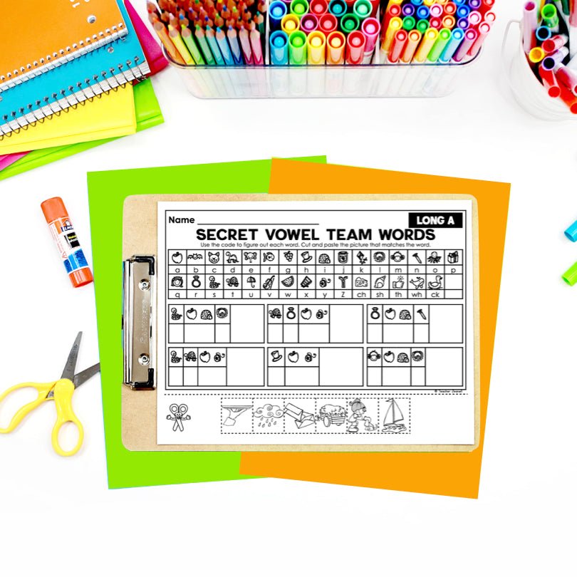 Example For Secret Words Secret Words Bundle for Fun Phonics and Beginning Sound Practice ...