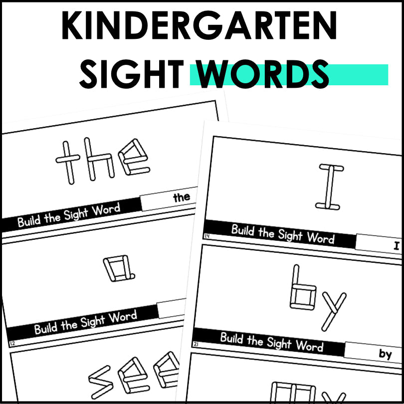 Sight Words Popsicle Sticks Task Cards | HMH Into Reading Kindergarten Modules 1-9 Supplement - Teacher Jeanell